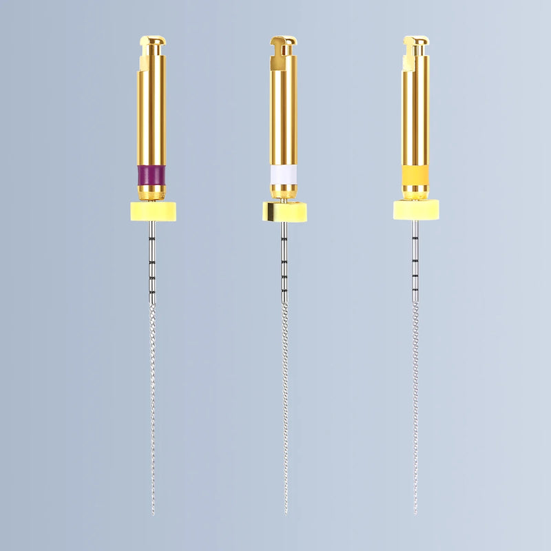 Dental Endo File Engine Use para canal radicular, instrumento de odontologia, arquivos endodônticos rotativos, Path Glide, branqueamento dos dentes, 25mm, 6pcs por pacote